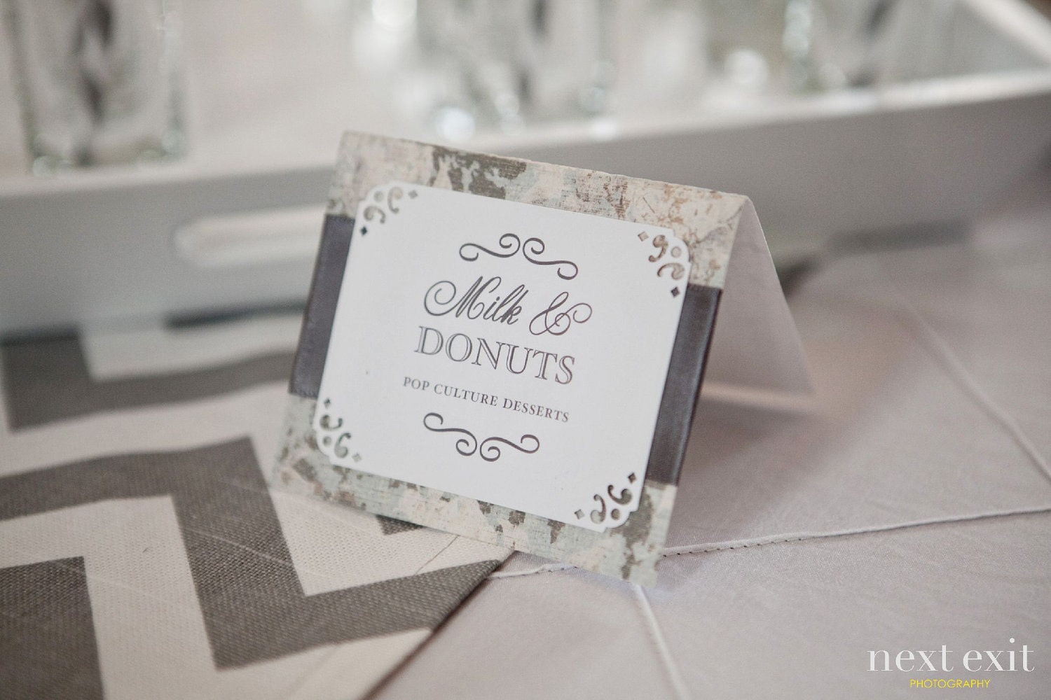 Modern Elegance Food Signs (blue, gray, mocha, brown) x 10 Il_170x135