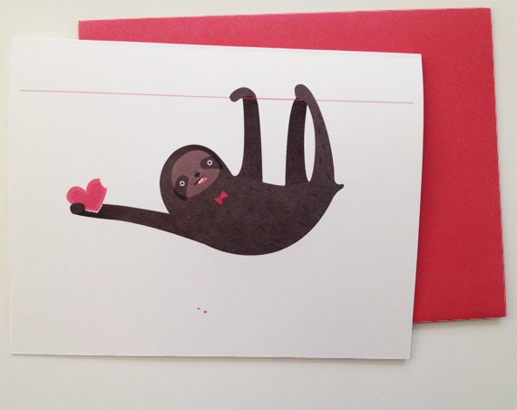 Sloth Love Card