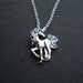Unicorn Necklace In Sterling Silver. Unicorn Pendant. Fantasy. Modern. White, Gift For Her Under 50