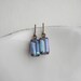 Light Sapphire Earrings, Blue Drop Earrings, Drop Earrings, Aqua Blue Aurora Borealis Jewel, December Birthstone