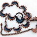 SALE Vintage 1940s Matisse Renoir Copper Necklace Art Deco