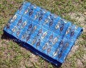 African Wax Cotton Print Fabric - Ankara Print - Antelopes in the Sky - Fat Quarter