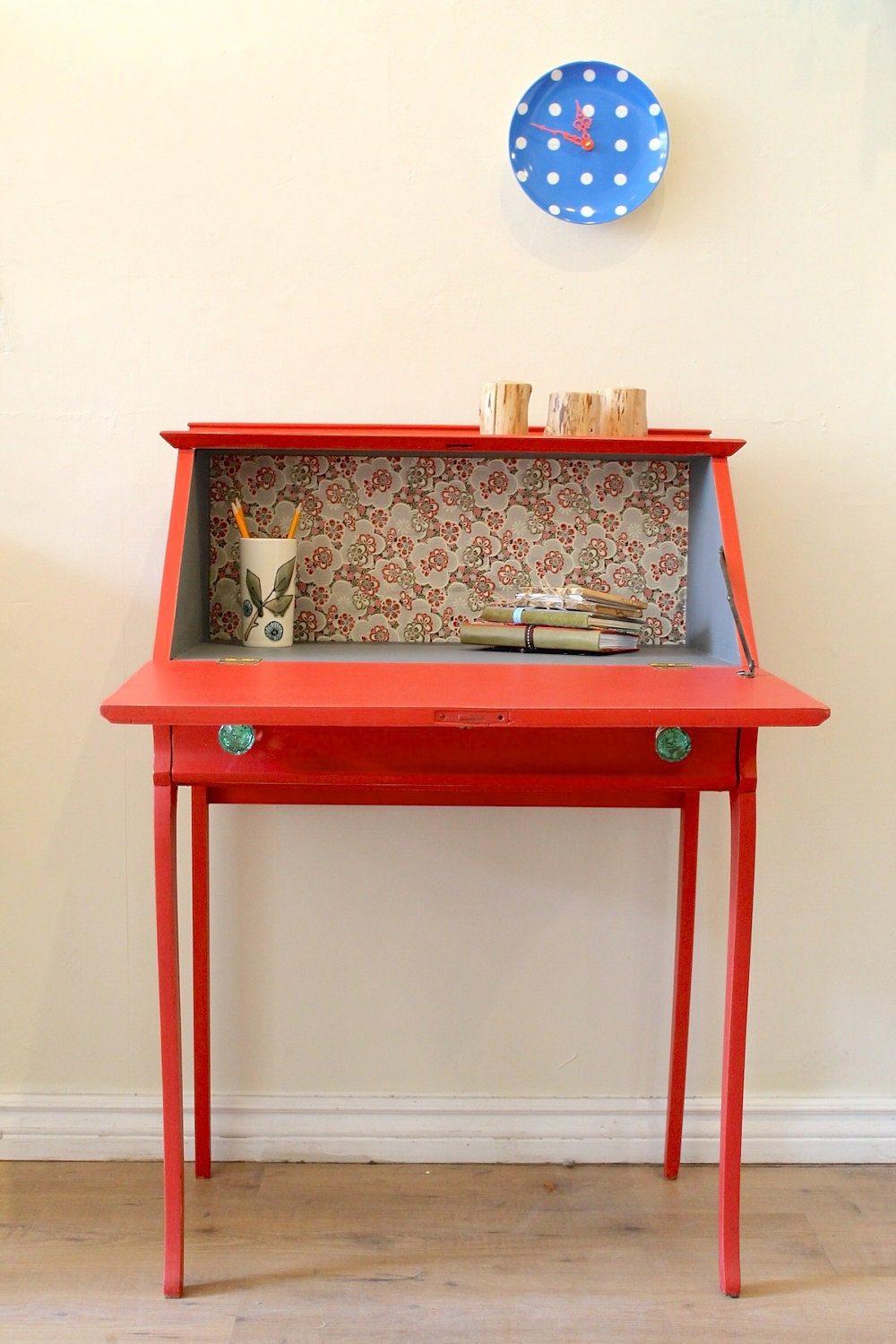 Coral Secretary Desk
