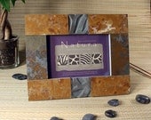 Natural Slate Frames - Woodland on Copper Stone