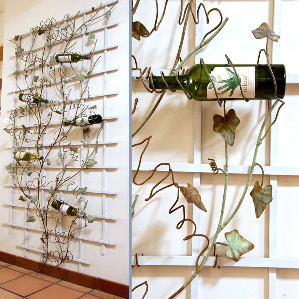 Custom Patina Vine Wine Rack