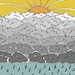 BOGO SALE - Sun, Clouds, Rain 8 x 10 Art Print - Here Comes the Sun