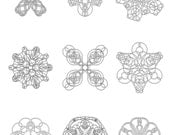 Celtic Knot Coloring Book 9, PDF