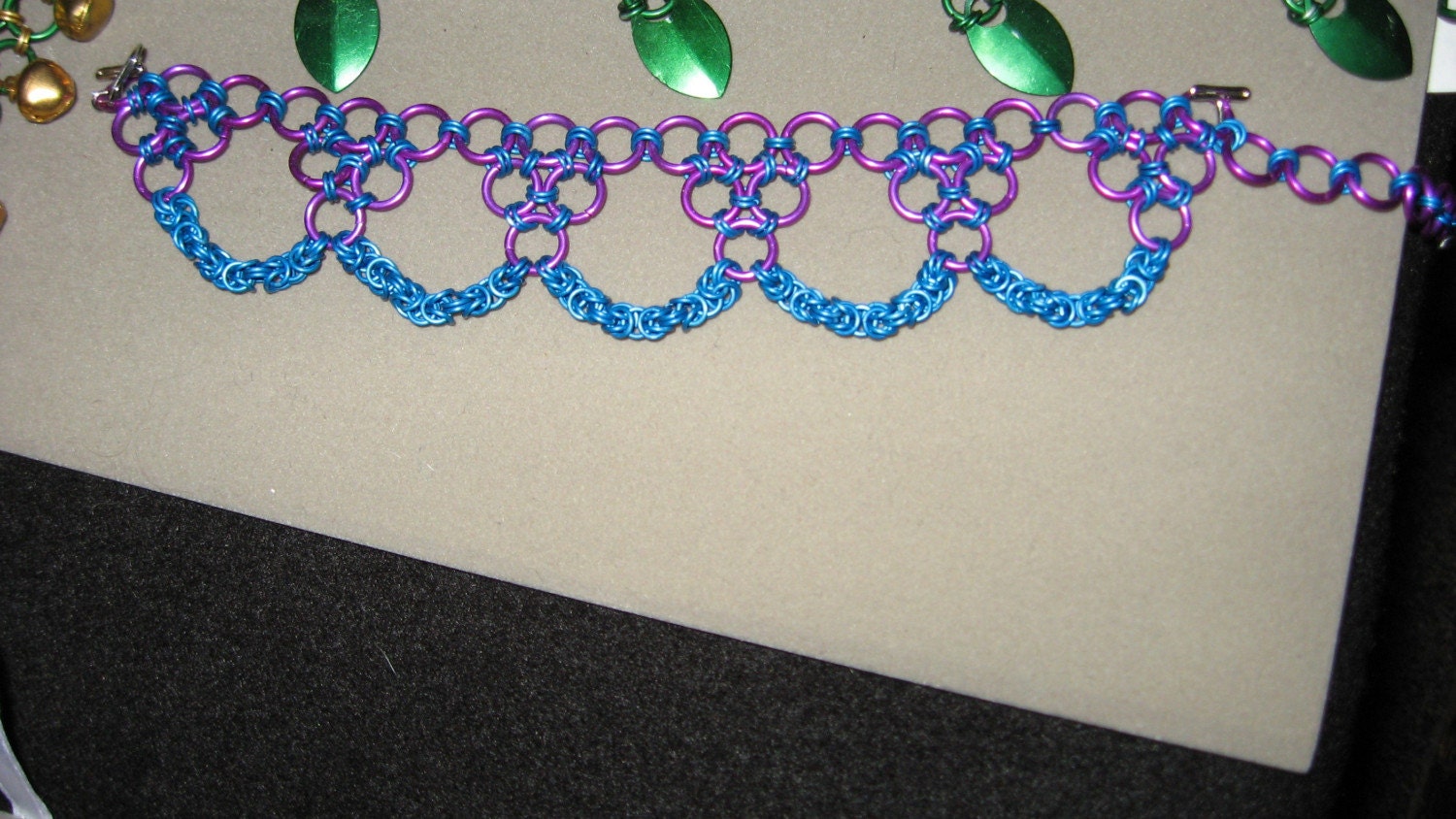 Anklet or Bracelet, Drop Loop Style