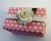 Felt flower brooch...