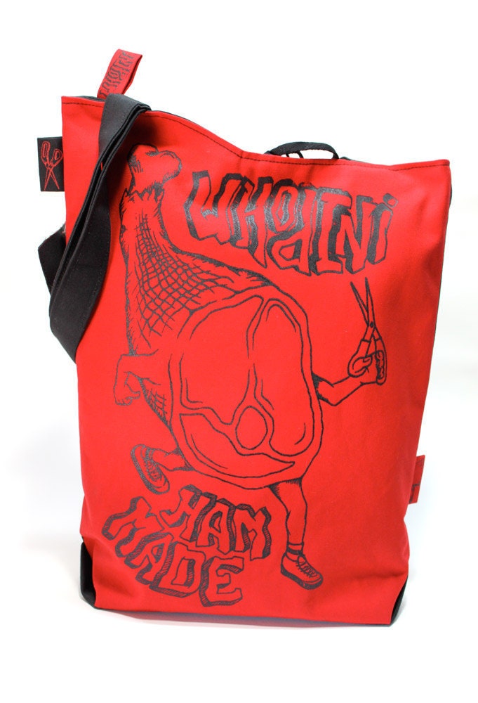 Ham Made Tote Bag - Asymmetric Design - Limited Edition