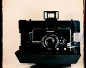 Vintage Camera Photography- Wall Art- Camera Love No 1-   retro inspired photograph of a vintage Polaroid camera
