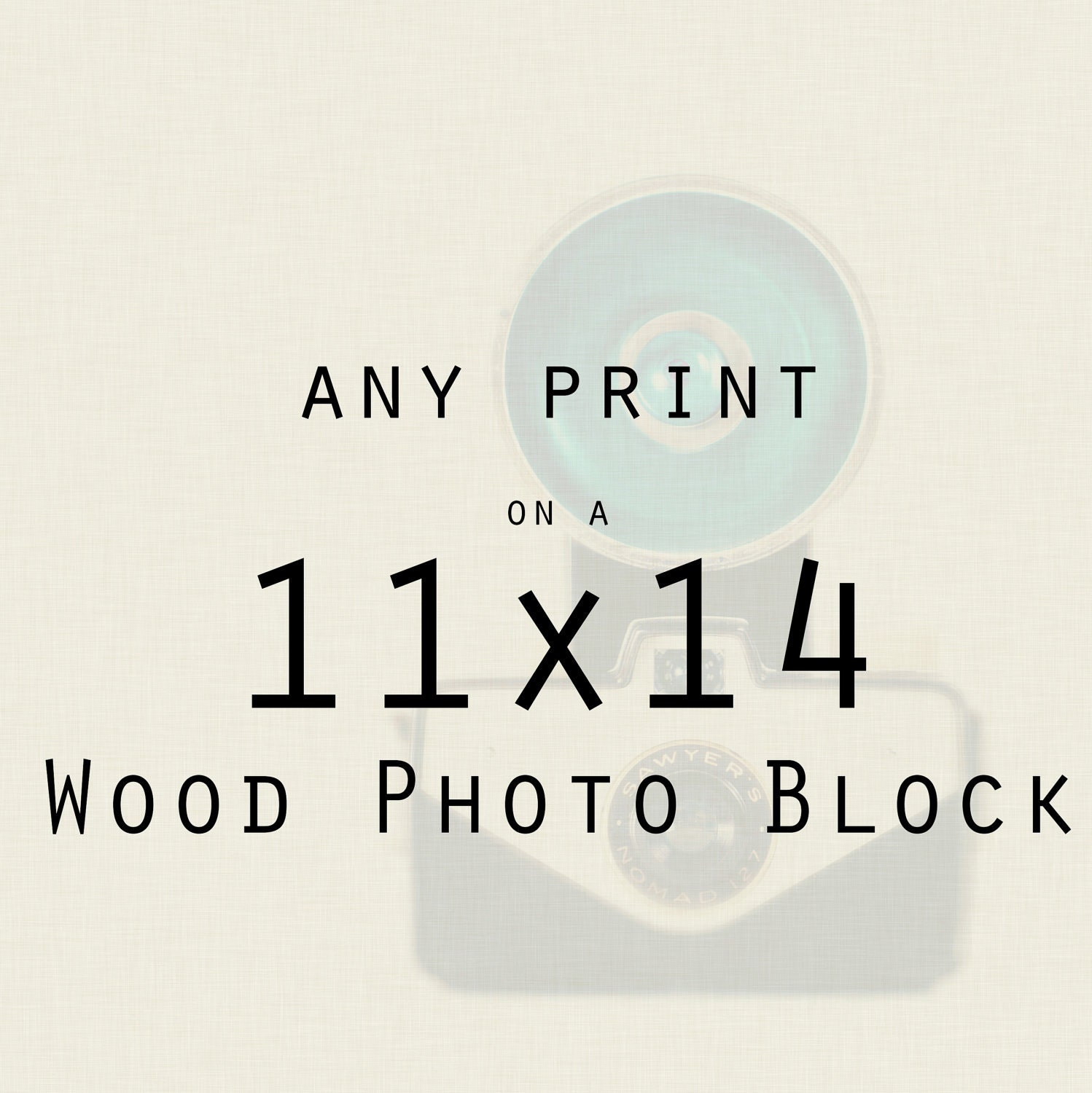 Wood Block Art - Any photograph on an 11x14 wood block - as seen on HGTV