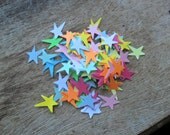 Star confetti, star punches, star cut outs, star embellishments (100) - cakeordeath5