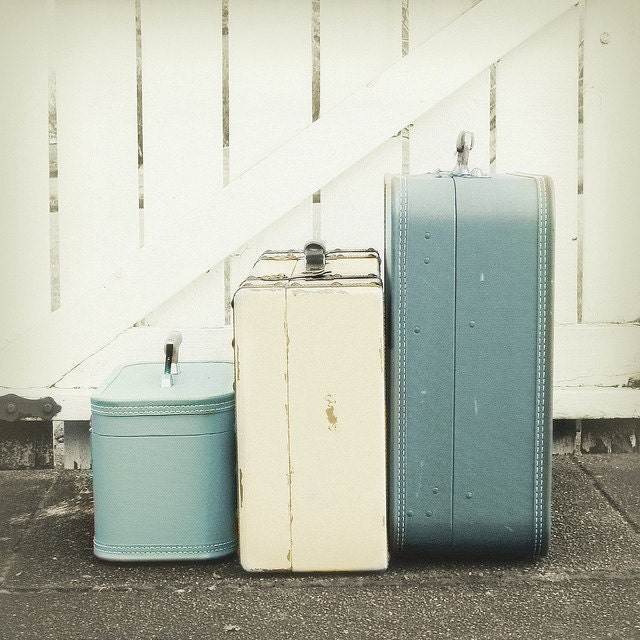 At the Gate in Blue