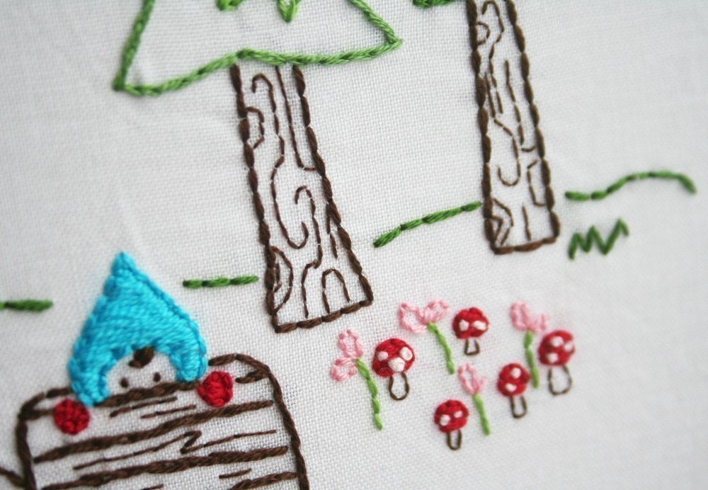 Woodland Walk Embroidery PATTERN