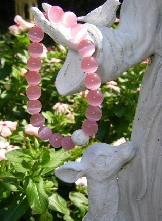 Breast  Cancer Mala Bracelet