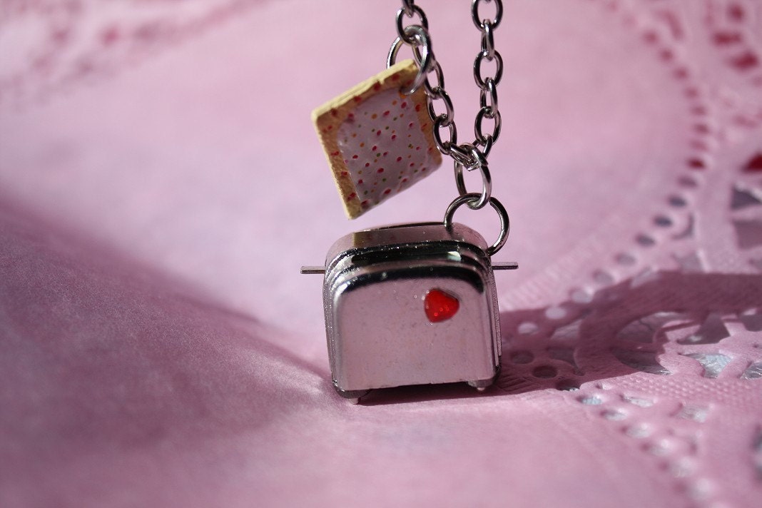 PopTart Love Toaster Necklace