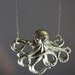 The Little Silver Octopus Necklace