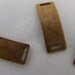 12 x I D Bars Vintage Raw Brass Major Patina Original old stock