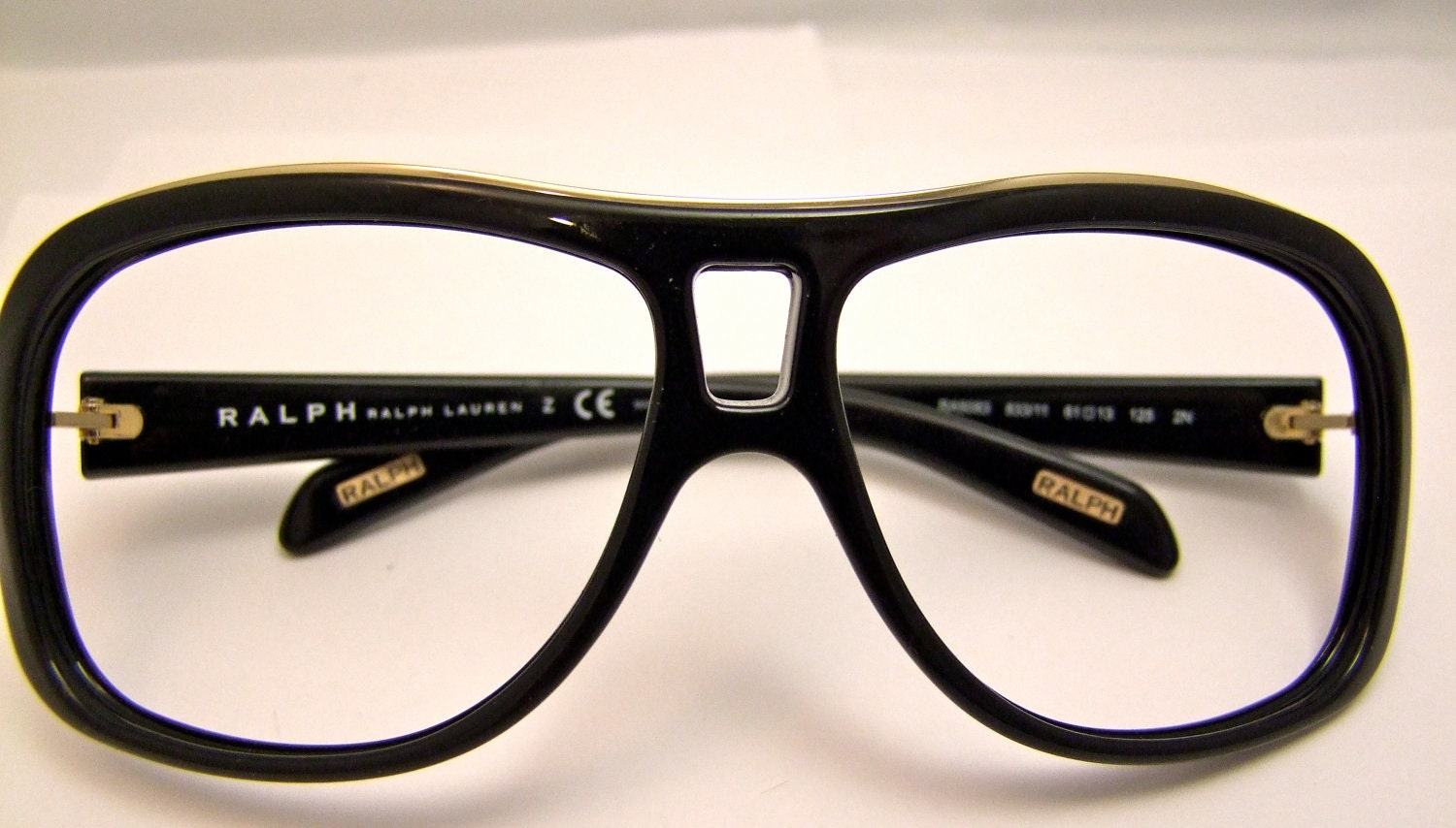 Vintage POLO  RALPH LAUREN Black Eyeglasses frames,