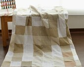 5 yards, Neat Patch Work Linen Blended, U1957