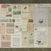 Vintage Letter Paper Label, U1891