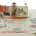 COMEBACK, One Picnic day, Illus Tea Time n Floral on Oxford Linen blended, U2685