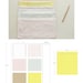 3 sets of each 6 NOTE Illus on  White Oxford Linen, U2738