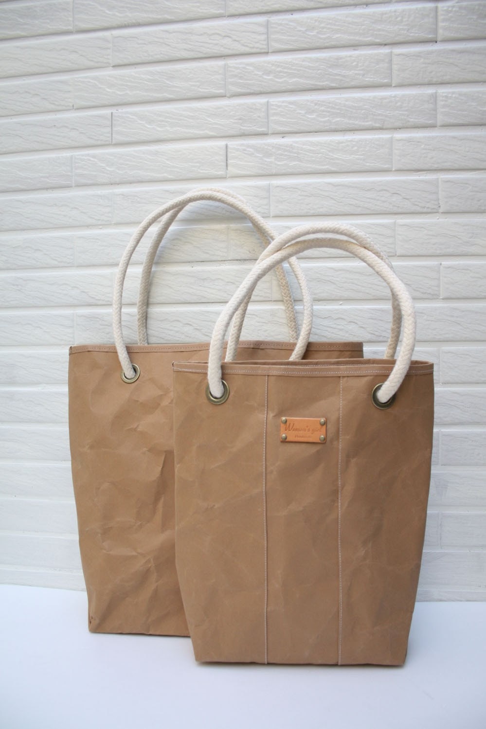 Natural kraft Paper fabric