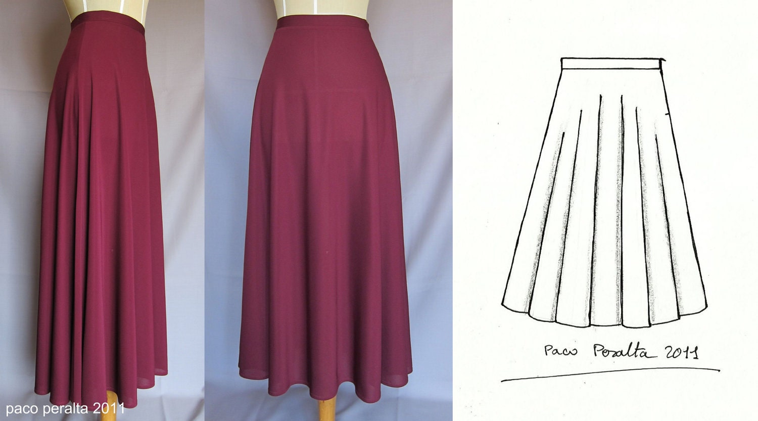 NEW "Half-ciclre skirt" pattern.-