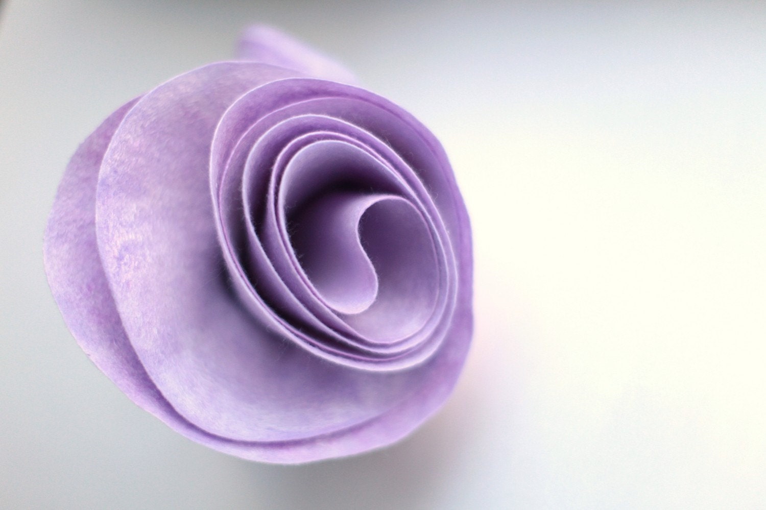 Felted Wavy Scarf Lavender