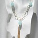 ST BARTS RING - Milky Turquoise Quartz and Gold Fill Ring - Summer Style
