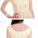 Vintage 1960s Dress - Miss Sunshine 2 Piece Yellow Chiffon Cocktail dress - XS / S