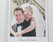 Custom Wedding Planner Memory Book - Extra Large Personalized Diary Journal - With Your Name & Photo