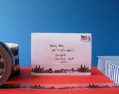 New York Skyline Decorative Sticky Tape (25mm)