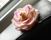 Large Blooming Rose, Wedding, Bride, Bridesmaid, Hair Clip, Formal
