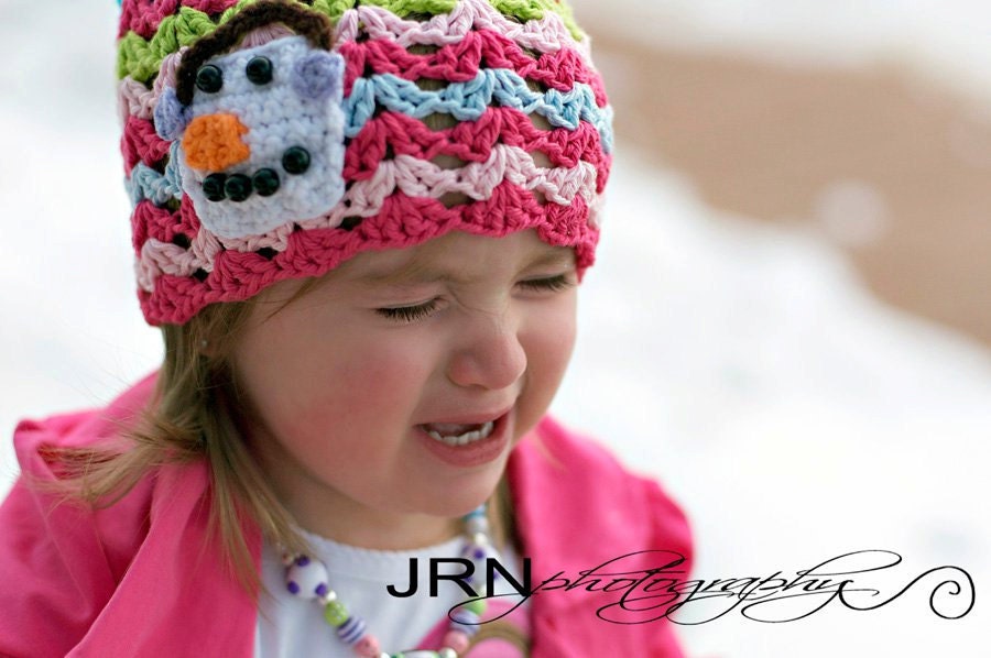 Baby Photo Prop Newborn And Up Snowman Hat Marshmallow Smore Hat