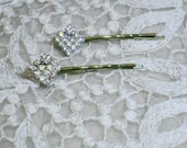 Altered Paste Rhinestone Hair Pin Set