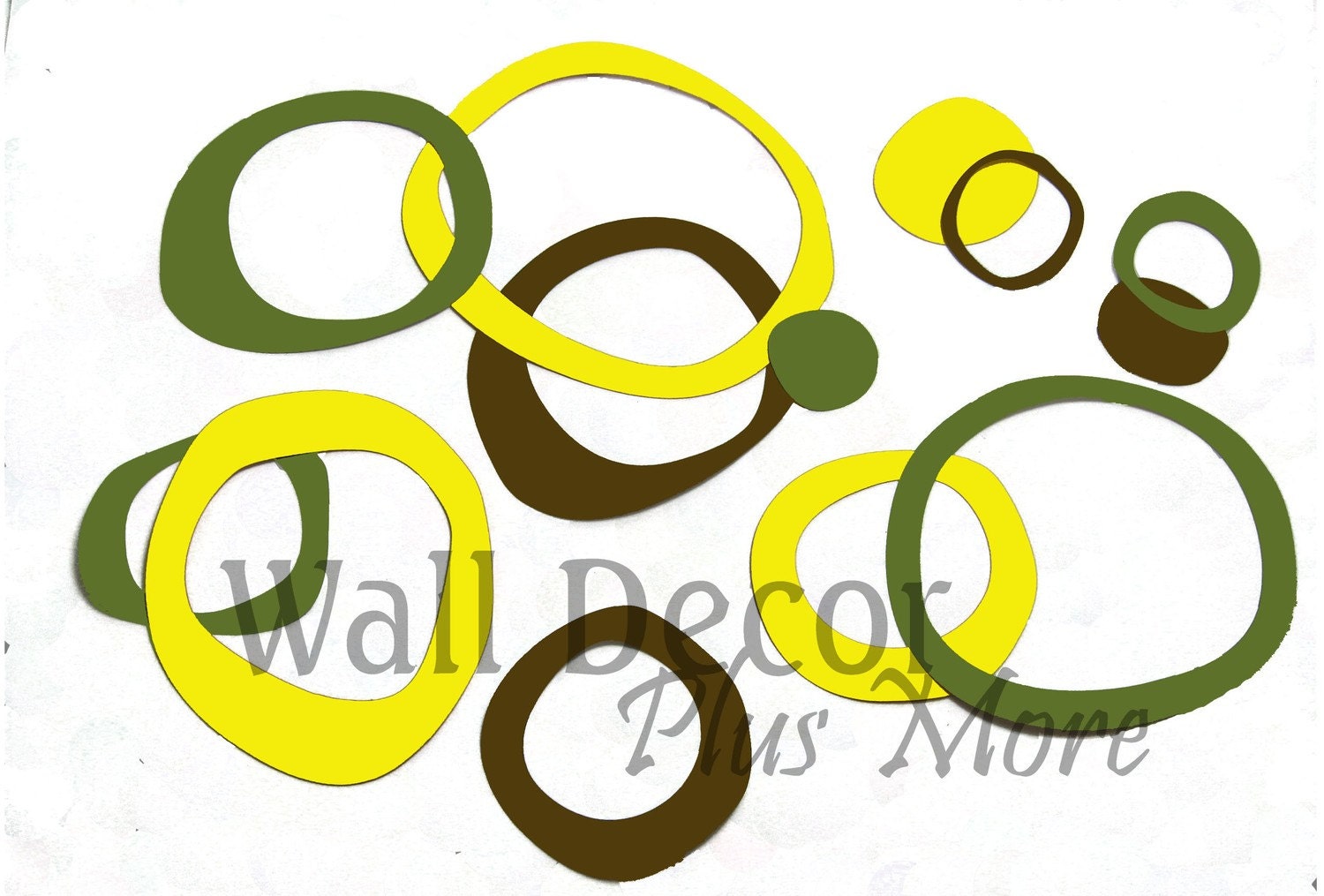 Funky Circle Wall Stickers Vinyl Decals Kids by walldecorplusmore