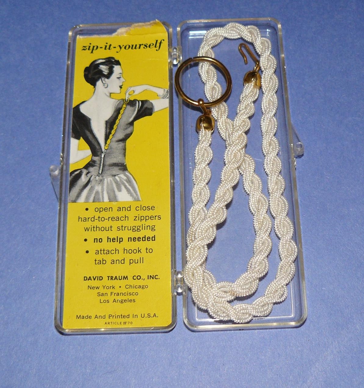 Vintage ZipItYourself Dress Zipper Pull by hollysvintage on Etsy