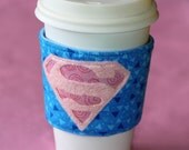 Supergirl Coffee Cozy Reusable