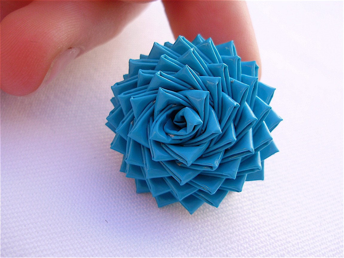 How To Make Duck Tape Rose Rings - Duct Tape Ring PDF Tutorial - 3rd Edition