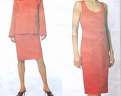 Vogue American Designer Calvin Klein Pattern Dress Jacket 2310 L XL Plus Size 18 20 22 Uncut FF