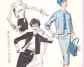 Vintage 60s Suit Pattern Advance 8920 size 12 32 bust xs Skirt Blouse Jacket