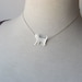 Sterling silver - Cat necklace