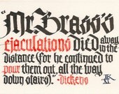 Mr. Brass's Ejaculations