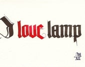 I love lamp