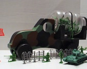 Camo Army Jar Truck with Army Men