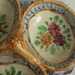 Antique 3 Part Relish Serving Dish - MADE IN JAPAN - Handpainted Floral - Vintage