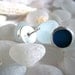 Sea Glass Jewelry - "Fish Eyes" - Sea Foam Bezel Set Sea Glass Stud Earrings - Other Colors Available